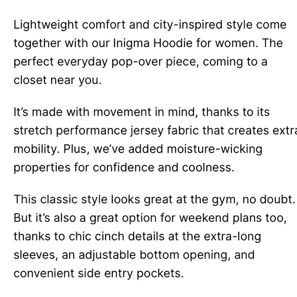 Prana Inigma Hoodie Gray SZ Small F32 - Picture 5 of 9